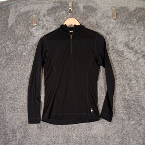 Smartwool Merino Wool Long Sleeve 1/4  Zip Baselayer Gorpcore Outdoors Womens M